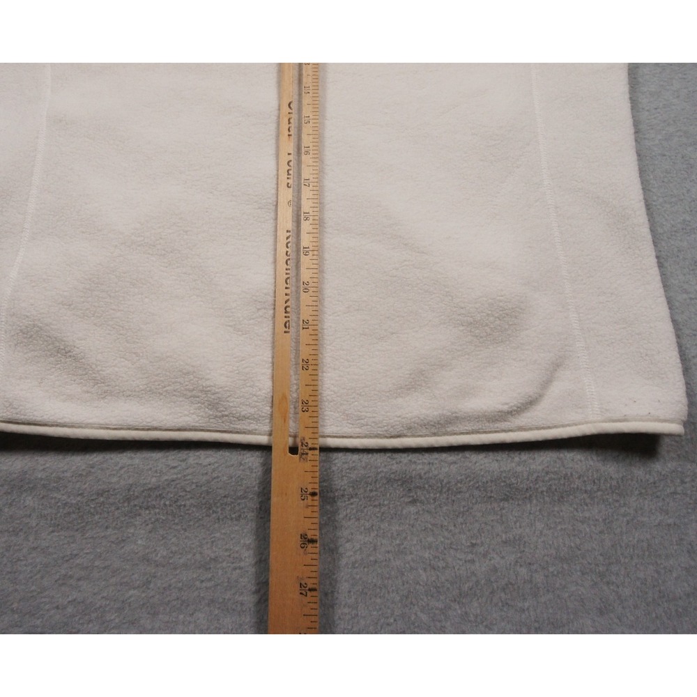 Vineyard Vines Jacket Womens Medium White Vest Fleece Full Zip Outdoors Ladies - Picture 12 of 13
